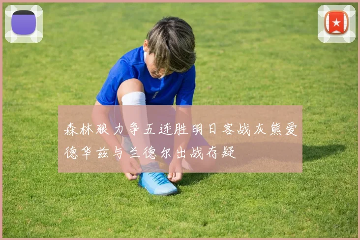 森林狼力争五连胜明日客战灰熊爱德华兹与兰德尔出战存疑